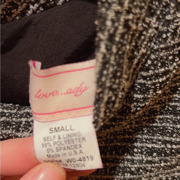 Women’s Tweed Black/White A-Line Dress Small - Picture 2 of 5